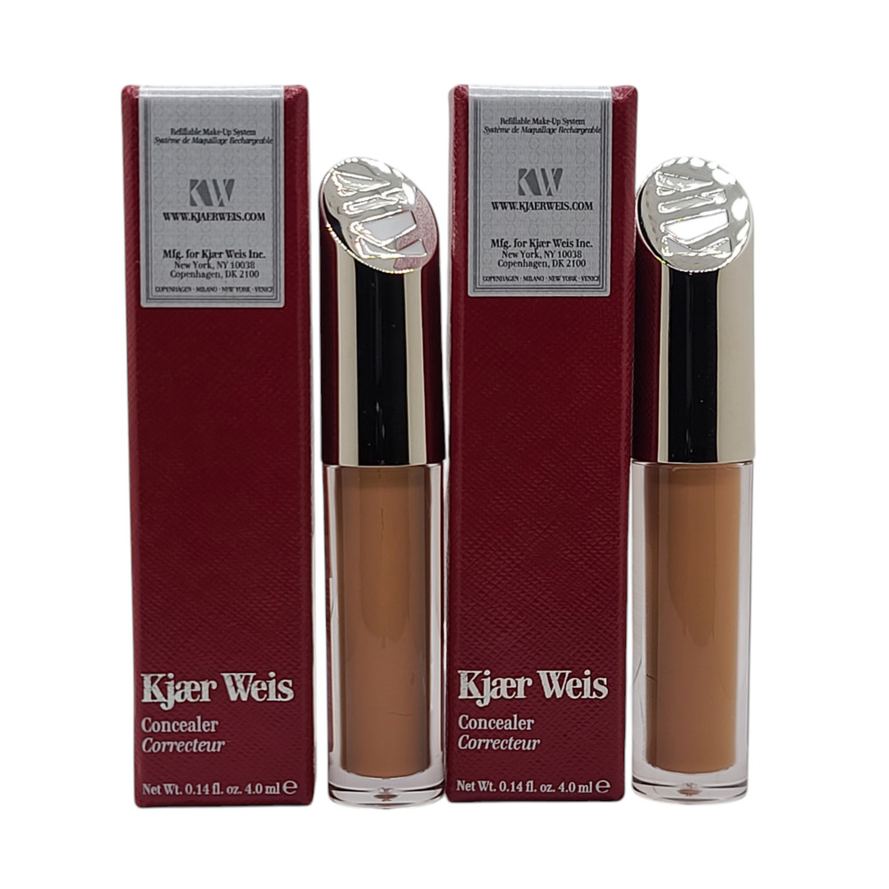 2 Pack Kjaer Weis Invisible Touch Concealer D310 0.14 oz *New in Box*